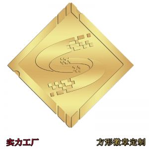 方形胸章(zhāng)胸針胸牌定制